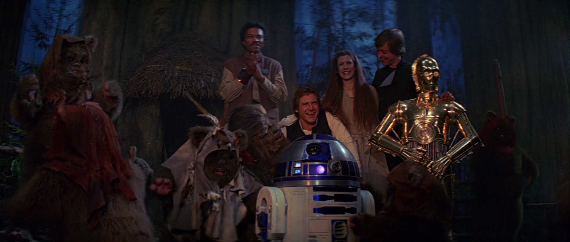 Lando and Luke from Return of the Jedi